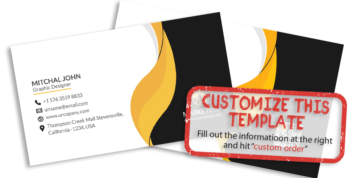 Marketing business cards